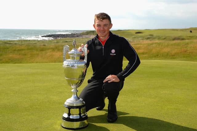 Scott Gregory won the British Amateur title last month. Picture: Tony Marshall/R&A
