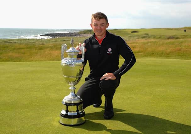 Scott Gregory won the British Amateur title last month. Picture: Tony Marshall/R&A