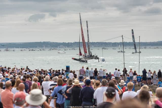 23/07/16 - Portsmouth (UK) - 35th America's Cup 2017 - Louis Vuitton America's Cup World Series Portsmouth - Racing Day 2