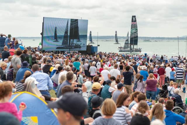 23/07/16 - Portsmouth (UK) - 35th America's Cup 2017 - Louis Vuitton America's Cup World Series Portsmouth - Racing Day 2