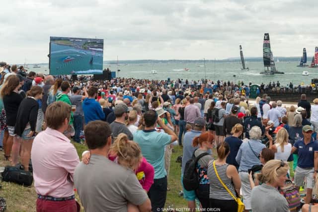 23/07/16 - Portsmouth (UK) - 35th America's Cup 2017 - Louis Vuitton America's Cup World Series Portsmouth - Racing Day 2