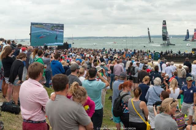 23/07/16 - Portsmouth (UK) - 35th America's Cup 2017 - Louis Vuitton America's Cup World Series Portsmouth - Racing Day 2