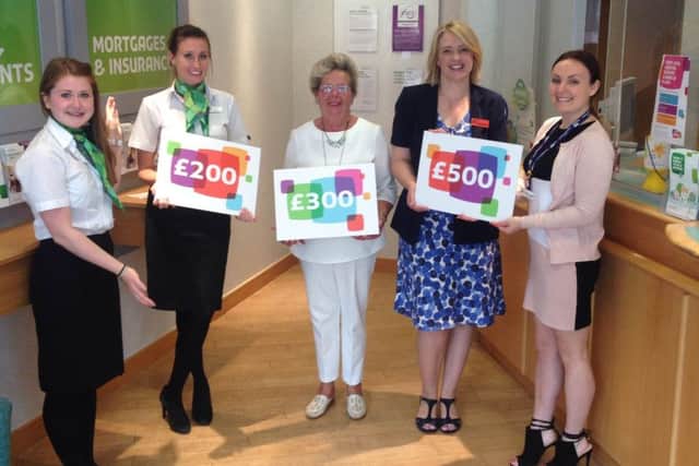 Three charities in Portsmouth - the Rowans Hospice, the Rocky Appeal and Portsmouth Autism Support - have received donations from Yorkshire Building Society's Charitable Foundation