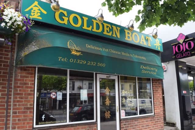 The Golden Boat takeaway in West Street, Fareham