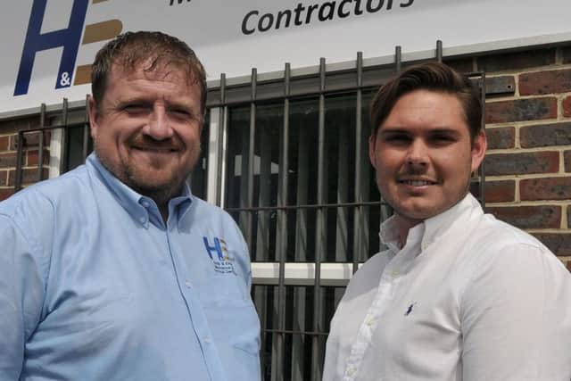 H&E's Philip Evison and Darren Hardy