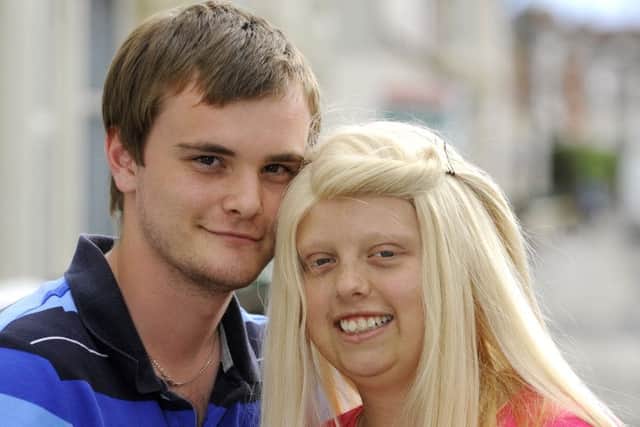 Natalie Turner with fiance John Daniells