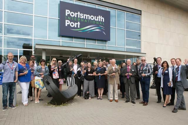 Travel agents at the fourth annual CLIA Expo at Portsmouth International Port