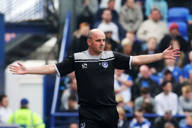 Pompey boss Paul Cook Picture: Joe Pepler