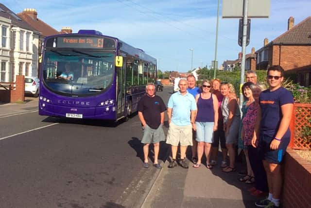 Residents of Elson Road, and an Eclipse bus