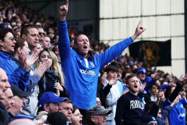 Pompey fans have a decision to make whether or not to boycott the EFL Trophy this season Picture: Joe Pepler