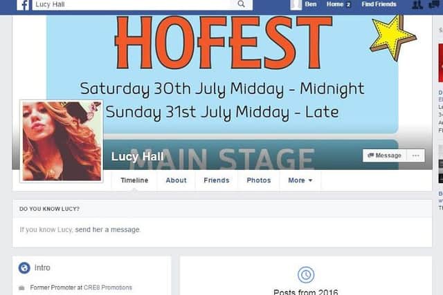 The fake Facebook account which has now been deleted