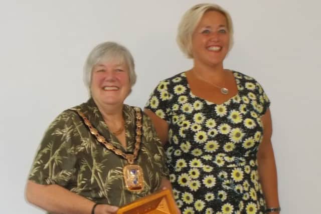 Mayor of Havant Cllr Fiona Ponsonby  with Southern Domestic Abuse Service chief executive Claire Lambon

Picture: Shannon Johnson
