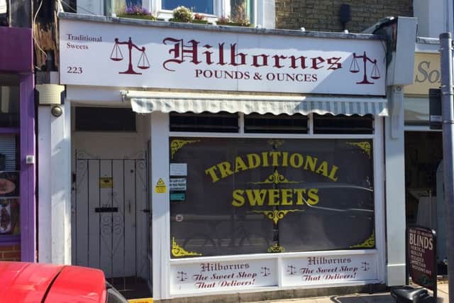 Supermarket giants are blamed for the closure of popular Hilbornes sweet shop in Albert Road