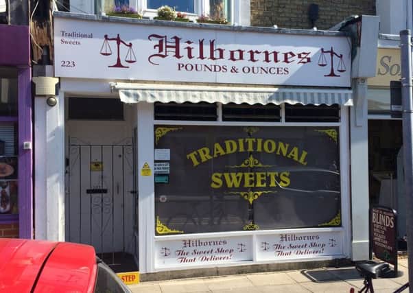 Supermarket giants are blamed for the closure of popular Hilbornes sweet shop in Albert Road