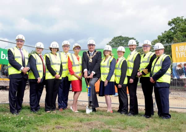 From left, Rod Edwards, Dave Goodall, Fiona Haynes, Professor Paul Hayes, The Lady Mayoress of Portsmouth Leza Tremorin, The Lord Mayor of Portsmouth David Fuller, Penny Mordaunt MP, Cllr Neill Young, Ciaran O'Dowda, Cpt Andy Cree and Bob Curtis.
Picture: Sarah Standing (161115-259)