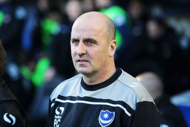 Pompey boss Paul Cook    Picture: Joe Pepler