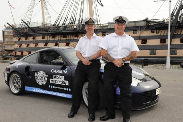 Commander Steve Shaw (left) with his brother, WO1 Don Shaw
