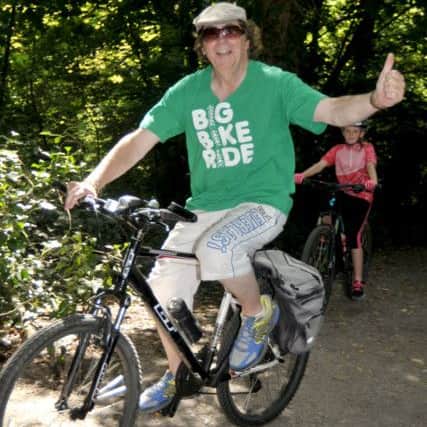 A cyclist on the ride Picture: Mick Young (161058-03)