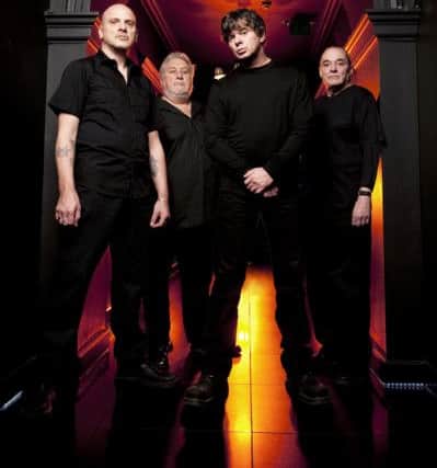 The Stranglers with Baz Warne, far left