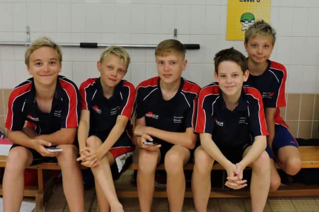 Callum Machin, Edward Hollands, Haydn Clinton, Rory Taylor and Thomas Dickson