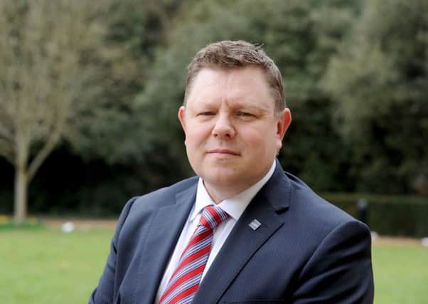 6/4/2016 (BF)

John Apter, chairman of Hampshire Police Federation.

Picture: Sarah Standing (160563-567) PPP-160604-155352001
