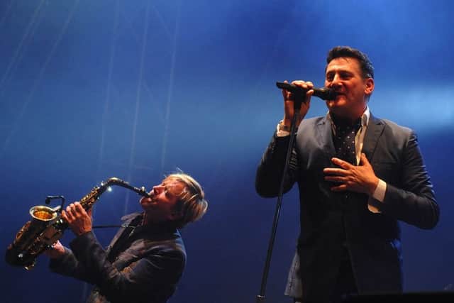 Tony Hadley from Spandau Ballet is headlining tomorrow