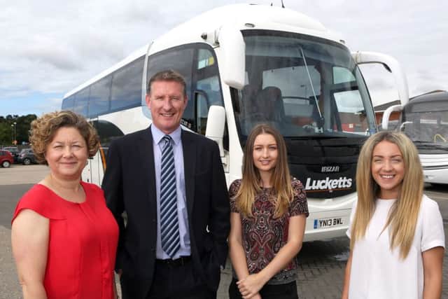 Lee Peck Media managing director Alyson Marlow, Lucketts group sales and marketing director Paul Barringer, Lucketts group marketing executive Laura Bainbridge and Lee Peck Media senior account manager Laura Downton