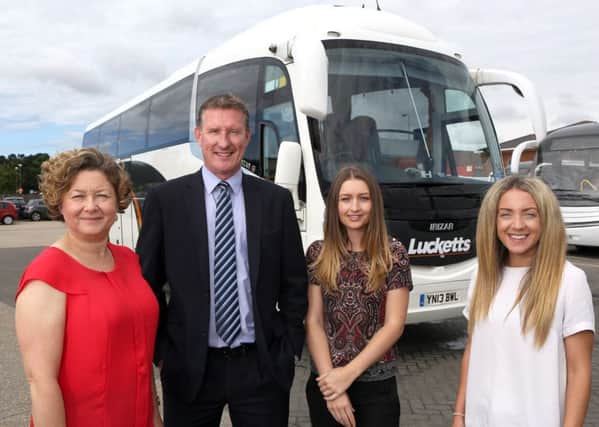 Lee Peck Media managing director Alyson Marlow, Lucketts group sales and marketing director Paul Barringer, Lucketts group marketing executive Laura Bainbridge and Lee Peck Media senior account manager Laura Downton