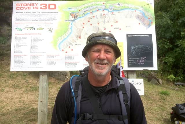 Alan Sadler at Stoney Cove in Leicestershire