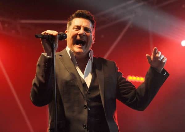 Tony Hadley at the Wickham Festival last night Picture: Sarah Standing (161124-1133)