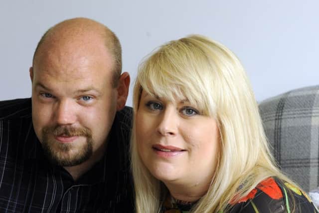 Samantha Paterson with her husband Ray