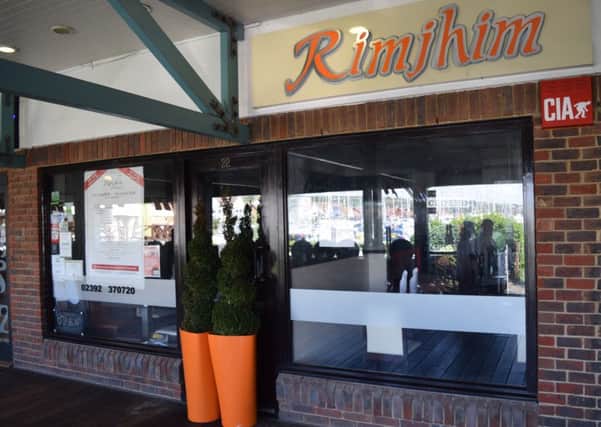 Rimjhim indian restaurant in Boardwalk, Port Solent has been shut by health inspectors PPP-160608-144932001