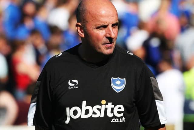 Pompey boss Paul Cook   Picture: Joe Pepler