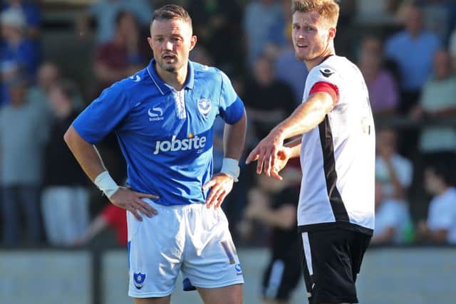 Pompey striker Noel Hunt Picture: Joe Pepler