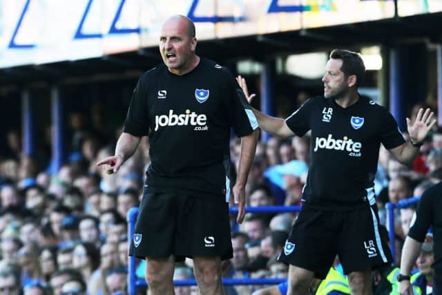 Pompey boss Paul Cook Picture: Joe Pepler