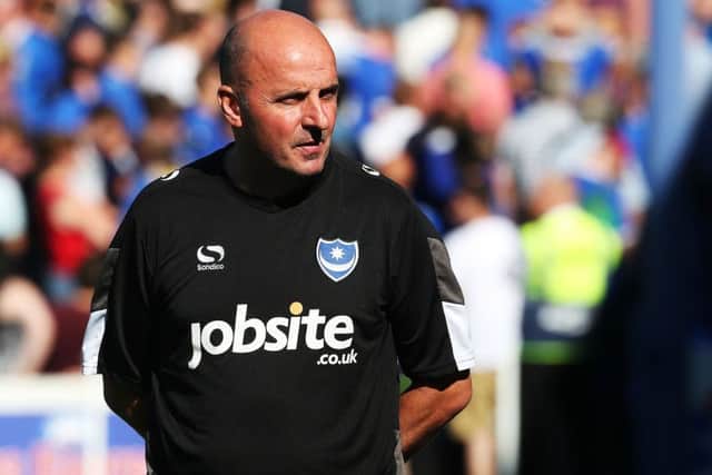 Pompey boss Paul Cook Picture: Joe Pepler