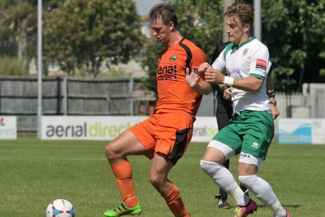 Gosport's Josh Carmichael is having a two-week trial with League Two Millwall. Picture: Mick Young