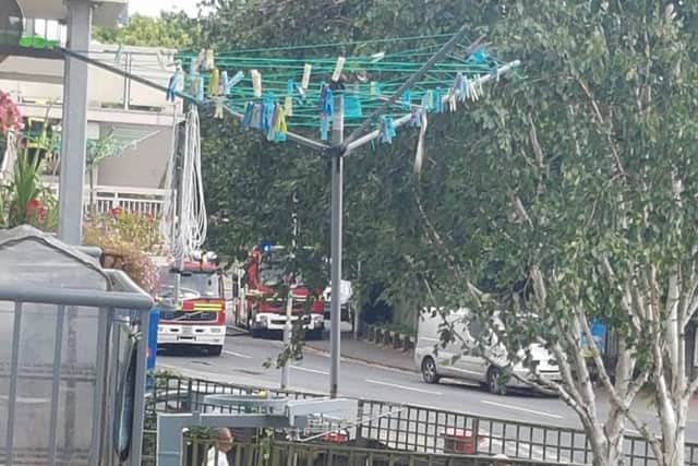 Firefighters at Watts Road, Buckland Picture: Rachel Maxine