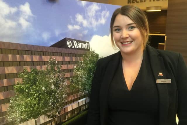 Becky Attwood, the new wedding co-ordinator at Marriott Portsmouth