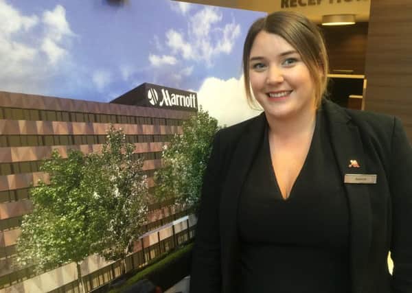 Becky Attwood, the new wedding co-ordinator at Marriott Portsmouth
