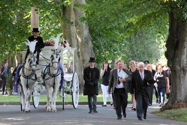 The funeral of Robert Webb took  at Kingston CemeteryPicture: Sarah Standing (161125-1209)