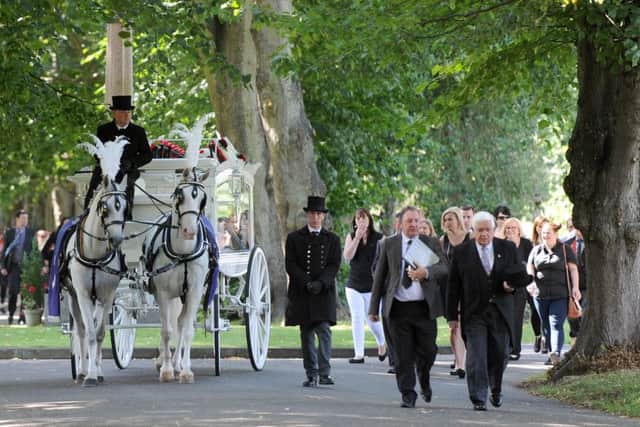 The funeral of Robert Webb took  at Kingston Cemetery

Picture: Sarah Standing (161125-1209)