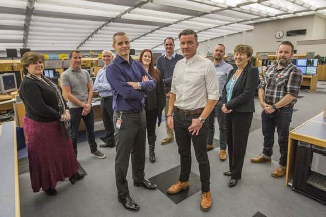 Air traffic controllers at NATS who will appear on the BBC2 series Skies Above Britain