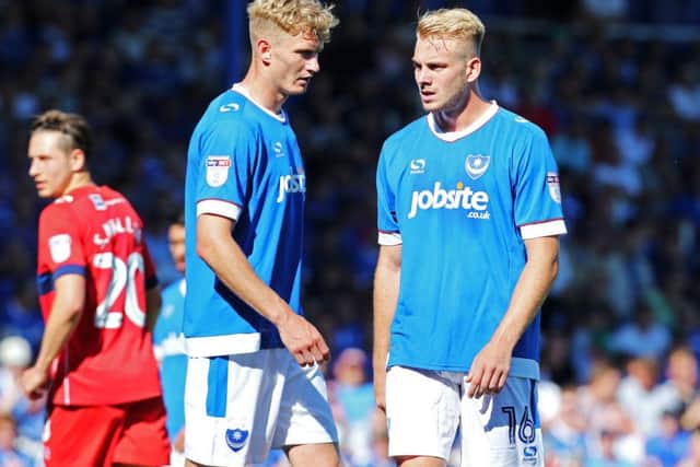 Jack Whatmough, right. Picture: Joe Pepler