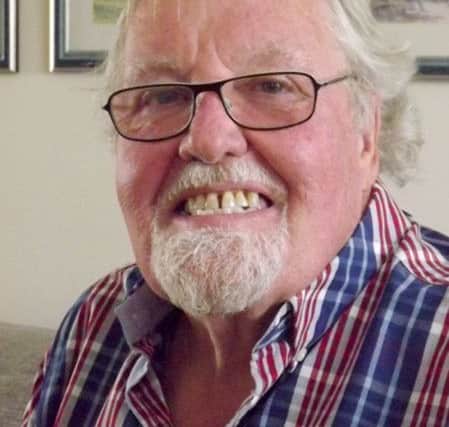 Joe McCue today in Cowplain far from his former homes in Edinburgh and Cape Town.