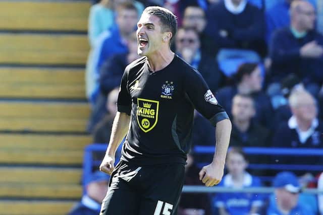 Ryan Lowe has netted three times for Crewe this season after arriving from Bury in the summer