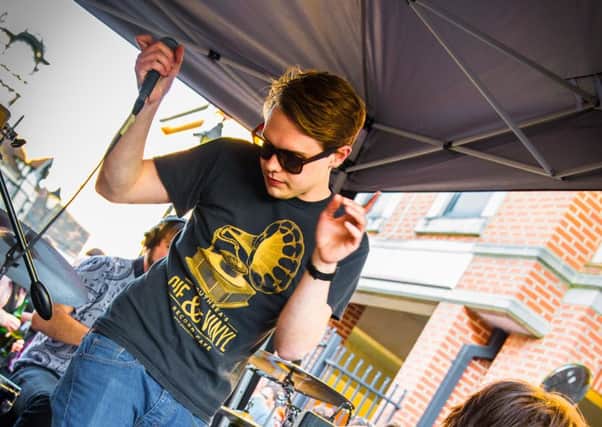 Kassassin Street perform at Record Store Day, April 2015, in Castle Road, Southsea. 

Picture: Sam Taylor