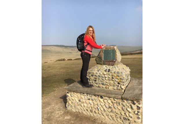 Paula Orton getting fit for her trek in America
