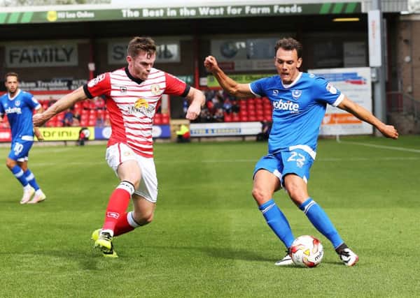 Out-of-favour Kal Naismith was handed a start at left-back in place of the injured Enda Stevens    Picture: Joe Pepler
