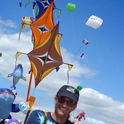 Florian Janich travelled from Munster for the festival